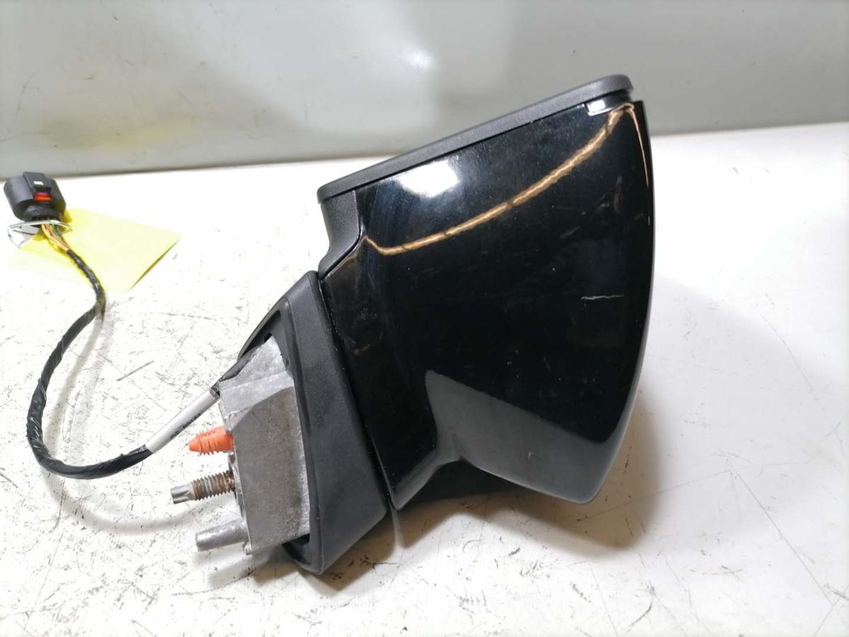 Seat Leon 5F original Au&szlig;enspiegel links elektrisch verstellbar LY9T Mythosschwarz Bj.2015